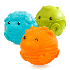 Развивающие игрушки - Мячик текстурный Sensory Маленький друг ассортимент (905177S)