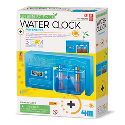 Наукові ігри, фокуси та досліди - Набір для досліджень 4M Green science Годинник на енергії води (00-03411)