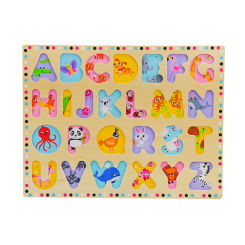 Развивающие игрушки - Деревянная игрушка Kids hits ​Wooden ABC Sorting Board (KH20/025)