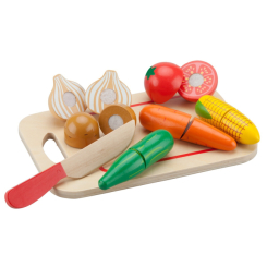 Дитячі кухні та побутова техніка - Ігровий набір New classic toys Набір овочів (10577)