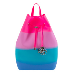 Рюкзаки та сумки - Рюкзак Tinto Zipline силіконовий рожево-блакитний (ZP11.50) (BP22.50)
