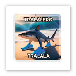 Набори для творчості - 3D-стікер Tattooshka Tralalero Tralala (SX-306)