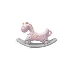 Кресла-качалки - Детская лошадка качалка Музыкальная BabyPlayPen Forest Castle 1348446263 Розовый
