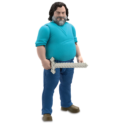 Фігурки персонажів - Фігурка Minecraft Minecraft фільм Стів 30 см (JFR65/1)