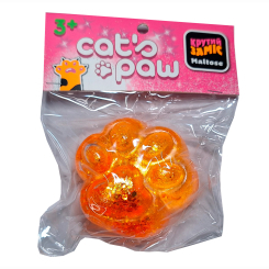 Антистрес іграшки - Антистрес іграшка Monster Gum Крутий заміс Cat's Paw помаранчева (T26182/3)