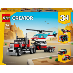 Конструктори LEGO - Конструктор LEGO Creator Бортова вантажівка з гелікоптером (31146)