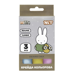 Мел цветной Yes Jumbo Miffy 3 шт (400568)
