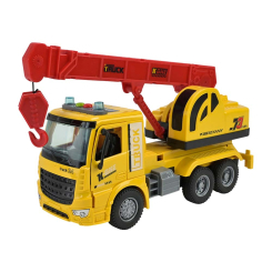 Транспорт и спецтехника - Подъемный кран Автопром желтый (AP9937)