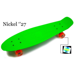 Пенниборд - Пенни борд Nickel 27 Green (cветящиеся колёса) (1429120289)