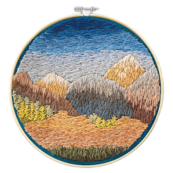 Наборы для творчества - Набор для вышивки гладью Brushme Горное дыхание (EMBR004)