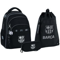 Рюкзаки та сумки - Шкільний набір Kite Education FC Barcelona (SET_ВС26-763M) (SET_BC26-763M)