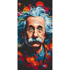 Товари для малювання - Картина за номерами Art Craft Альберт Ейнштейн 40 х 80 см (10129-AC)