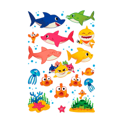 Косметика - Набор тату для тела Arley Sign Бейби шарк (1906)