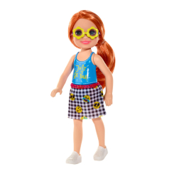 Куклы - Кукла Barbie Club Chelsea Рыжеволосая в голубом топе (DWJ33/FXG81)