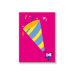 Аксесуари для свят - Листівка вітальна ДН хлопавка (2300006254758) Аксесуари для свят - Листівка вітальна ДН хлопавка (2300006254758)