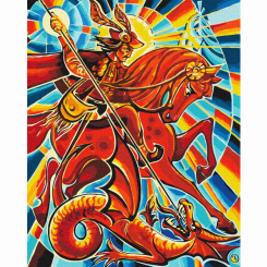 Товары для рисования - Картина по номерам Brushme Змееборец (BS53763)