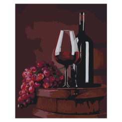 Товары для рисования - Картина по номерам Brushme Бокал красного (BS53488) Товары для рисования - Картина по номерам Brushme Бокал красного (BS53488)