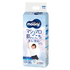 Товары по уходу - Подгузники-трусики Moony для мальчиков XXL 13-28 кг 26 шт (4903111211098)