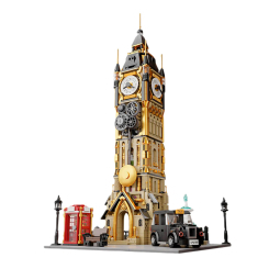 Конструктори з унікальними деталями - Конструктор Pantasy Original Steampunk Парк Годинникова вежа 2424 елементів (85008)