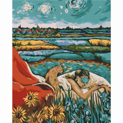 Товари для малювання - Картина за номерами Brushme Зоряна Одрі (BS51588)