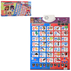 Обучающие игрушки - Детский развивающий плакат Limo Toy Букваренок X15600 на рус. языке