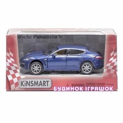 Транспорт і спецтехніка - Іграшка машина металева інерційна Kinsmart Porsche Panamera у кор (KT5347W)