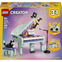 Конструкторы LEGO - Конструктор Lego Creator Музыкальный декор «Фортепиано с котом» (31392)