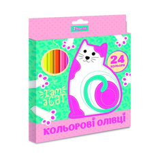 Канцтовары - Карандаши 1 Вересня I am a cat 24 цвета (290625)