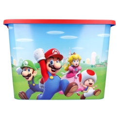 Бокси для іграшок - Коробка для іграшок Stor Super Mario 23 L (Stor-09596)
