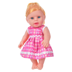Пупсы - Детская кукла с бутылочкой Bambi 396M 29 см Розовый (61377)