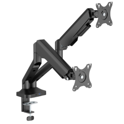 Мебель для геймеров - Настольное крепление для двух мониторов OfficePro 17-35'' 2-12kg Black (MA452B)