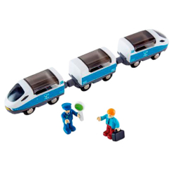 Железные дороги и поезда - Игровой набор Hape Поезд Интерсити (E3728)