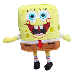 Персонажи мультфильмов - Мягкая игрушка Sponge Bob Счастливый Губка Боб 12 см (EU690501)