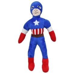 Персонажи мультфильмов - Мягкая игрушка Супергерои Капитан Америка 37 см MIC (KA-23-241) (211218)