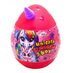 Мягкие животные - Набор сюрприз Danko toys Unicorn Surprise box розовый (USB-01-01U(P))