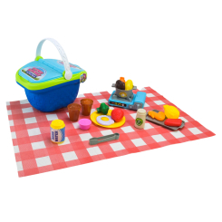 Детские кухни и бытовая техника - Игровой набор Країна Іграшок Picnic basket синий (4DT03/04/2)