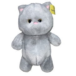 М'які тварини - М'яка іграшка MeriToys Котик 35 см (2050000325069) М'які тварини - М'яка іграшка MeriToys Котик 35 см (2050000325069)