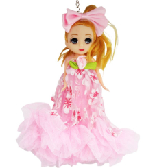 Куклы - Кукла-брелок с бантом Роза Mic розовая (ASR177) (207496)