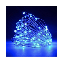 Аксесуари для свят - Світлодіодна гірлянда нитка Led Краплі роси на 100 світлодіодів 10 м Синій (b205d1cd)