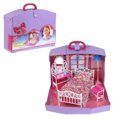 Меблі та будиночки - Лялькова кімната у валізі MiC (9314) (32298)