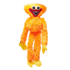 Персонажі мультфільмів - М'яка іграшка обіймашка Хагі Ваги Unbranded помаранчевий з блискітками та зірочками 40 см з липучками на лапках (3f61584f)