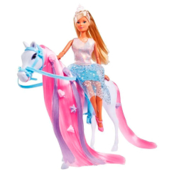 Куклы - Кукла Steffi & Evi Love Принцесса с конем (5733519)