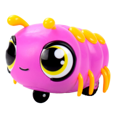 Фигурки животных - Интерактивная игрушка Jiggly pets Фиолетовая гусеница с игровой площадкой (JPMB004-SET)