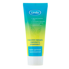 Товари для догляду - Крем дитячий Lindo З маслом зародків пшениці та вітаміном Е (4826721517506)