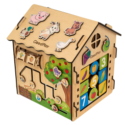 Развивающие игрушки - ​Развивающая игрушка Good Play Бизидомик Веселая ферма (BB-001)