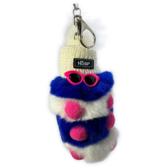 Брелоки - Брелок Тискуни біло-синій 15 см (MYK024)