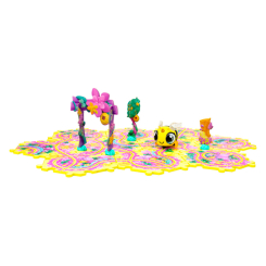 Фигурки животных - Интерактивная игрушка Jiggly pets Желтая пчелка с игровой площадкой (JPMB001-SET)