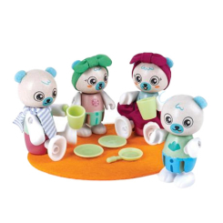 Фігурки тварин - Ігровий набір Hape Сім'я білих ведмедиків (E3529)