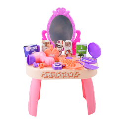 Набори професій - Ігровий набір Shantou Jinxing Набір стиліста трюмо рожеве (9222/9224/2)