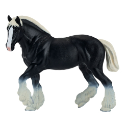Фигурки животных - Фигурка Mojo Клайдсдейлская черная лошадь (381083)